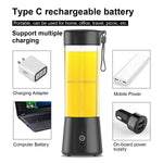 400ml Portable Personal Blender, USB Rechargeable Smoothie Maker